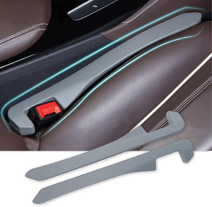 Car Seat Gap Filler Set of 2, Car Accessories Interior Organizer, Seat Gap Plug Fit Sedan SUV Truck, Gray