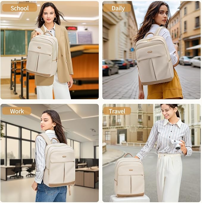 VNINE Laptop Backpack for Women 16 Inch Work Bag with Laptop Compartment Large Travel College Backpack | Travel, College Backpack