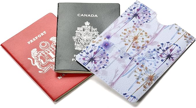 XEYOU Passport Holder Cover - Ultra Slim Premium Vegan Leather Travel Wallet Case Cover