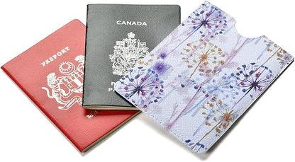 XEYOU Passport Holder Cover - Ultra Slim Premium Vegan Leather Travel Wallet Case Cover