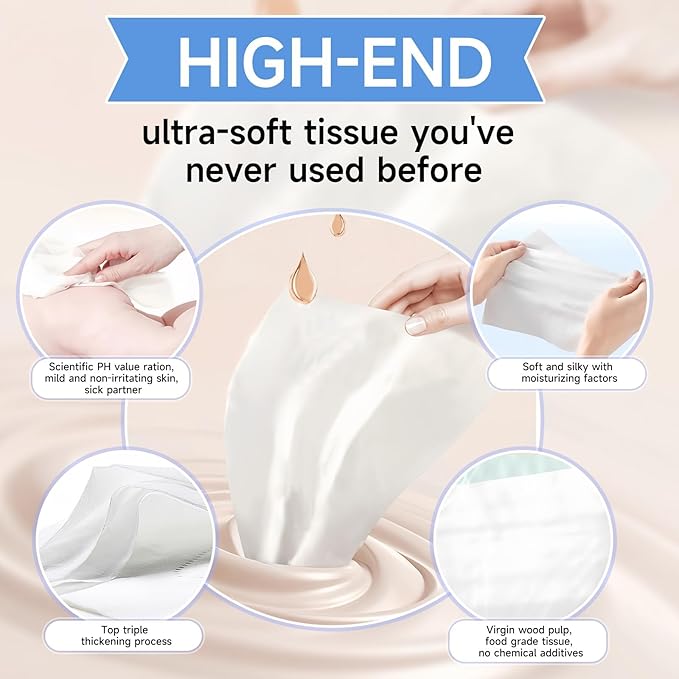 Car Tissue Holder 2 Pack for Smooth Dispensing, Includes Lotion Facial Tissues, Secure Mount Napkin Organizer for Vehicles, Universal Compatibility with Standard Refills, Slim Design for Easy Access