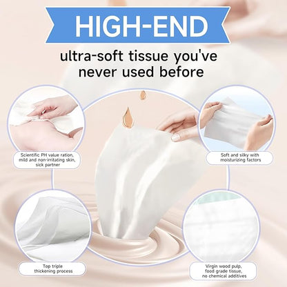 Car Tissue Holder 2 Pack for Smooth Dispensing, Includes Lotion Facial Tissues, Secure Mount Napkin Organizer for Vehicles, Universal Compatibility with Standard Refills, Slim Design for Easy Access