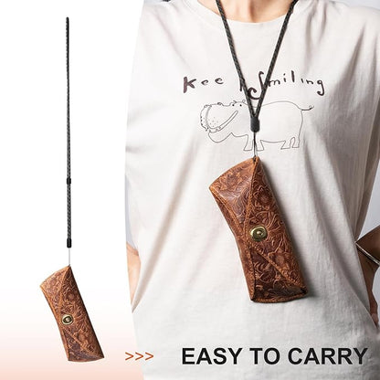 Real Leather Eyeglasses Case for Men and Women - Reading Glasses Pouch