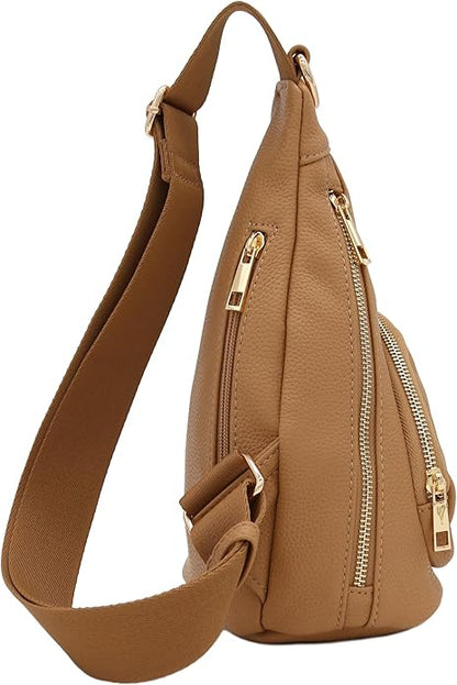 FashionPuzzle Compact Triangle Sling Bag | Compact