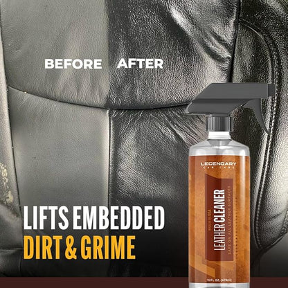 Legendary Leather Cleaner - Colorless Interior Car Cleaner & Interior Detailer - Lifts Dirt, Grime & Spots with a Natural Finish - Car Cleaning Supplies for Your Truck, SUV & Van