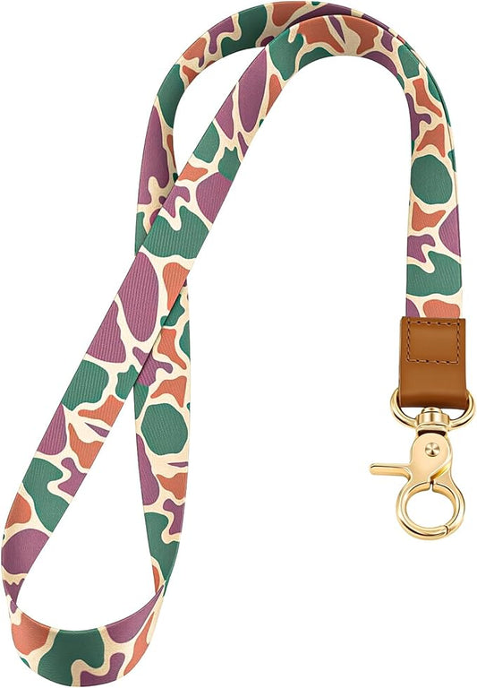 Lanyard, Key Lanyards for Women Men, Neck Lanyard for Id Badges, Camouflage