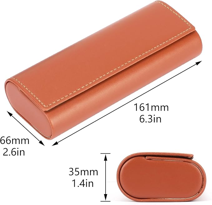 Vemiss Hard Shell Eyeglass Cases, Lightweight Portable Glasses Case for Women Men