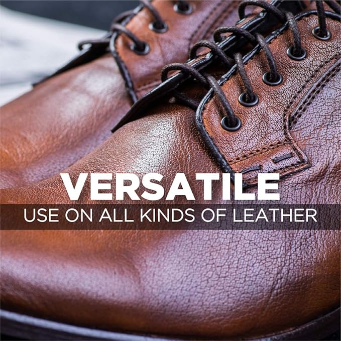 Weiman 3 in 1 Deep Leather Conditioner Cream (Microfiber Cloth) - Restores Leather Surfaces - Use on Leather Furniture, Car Seats, Shoes, Bags, Jackets, Saddles