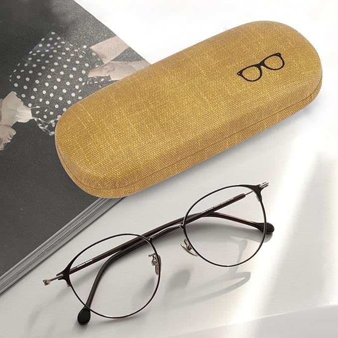 RayLove 3-Pack Hard Shell Eyeglasses Case Large Reading Glasses Hard Case