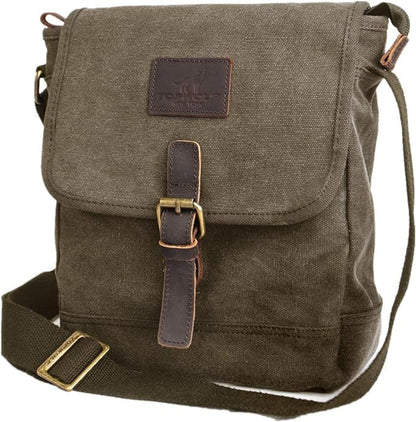 Canvas Messenger Bag Small Crossbody Bag Casual Travel Working Tools Bag Shoulder Bag Hold Phone Handset Anti Theft | Small, Casual, Travel, Working Tools Bag, Hold Phone, Handset