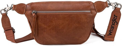 Wrangler Crossbody Bags for Women Large Fanny Packs Bum Bag Travel Belt Bags Sling Purse