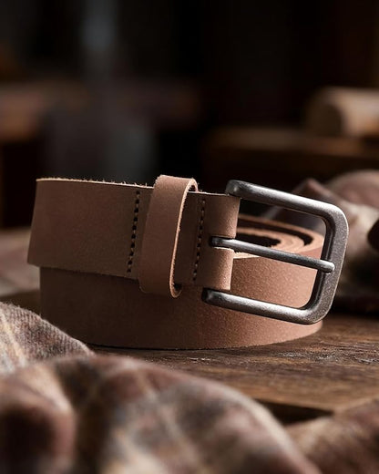 CHAOREN Mens Belts Leather - 35mm Genuine Leather Belt for Jeans - Men Gift for Casual Dress