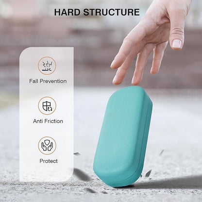 Marvolia Glasses Case Large Hard Shell Eyeglasses Case PU Leather Protective Case for Sunglasses Eyeglasses