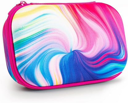 ZIPIT Colorful Pencil Case for Girls, Cute Pencil Box for School, Large Capacity Stationery Organizer Box