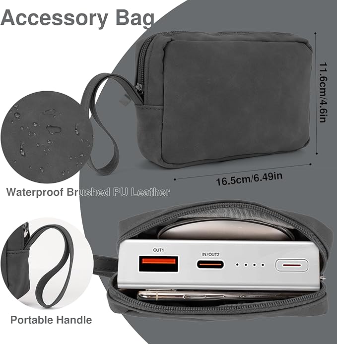 Allinside 13-14 Inch Laptop Sleeve Case for MacBook Pro 14" 2021-2026/MacBook Air 13" 2010-2017/MacBook Pro 13" 2010-2015, Waterproof Matte PU Leather Sleeve Cover with Stand & Accessory Pouch, Black