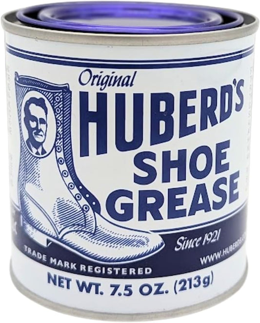 Huberd's Shoe Grease 7.5 oz – Leather Conditioner and Waterproofer for Boots, Shoes, & Gear. Deep Conditioning to Rejuvenate and Protect Leather - Since 1921