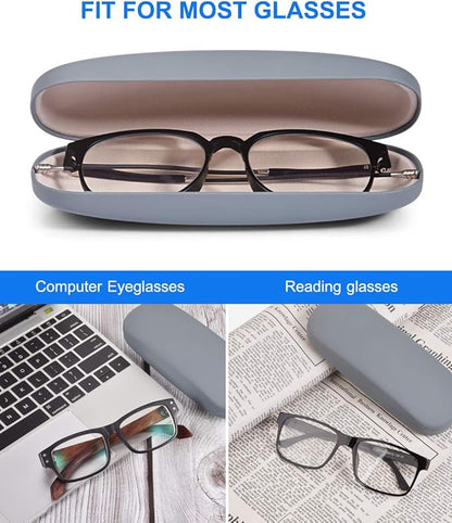 RayLove Unisex Hard Shell Eyeglasses Cases, Protective Case For Glasses