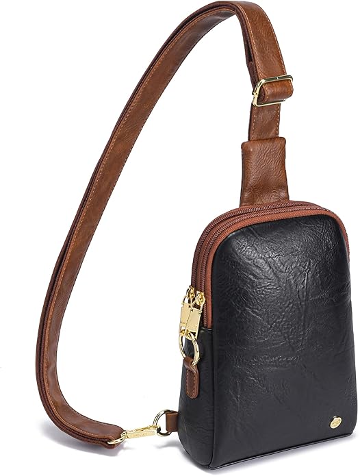 INICAT Small Sling Bag for Women Everyday & Travel Crossbody Bags Lightweight Cross Body Purses Vegan Leather