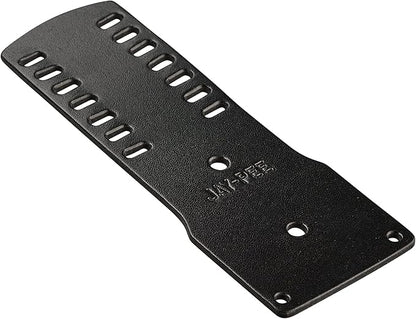 Jay-Pee Police Citation Badge Holder Name Tag Holder Seven Bars Black Leather
