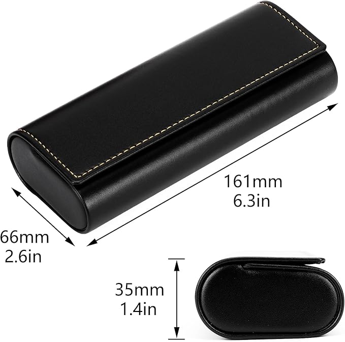 Vemiss Hard Shell Eyeglass Cases, Lightweight Portable Glasses Case for Women Men
