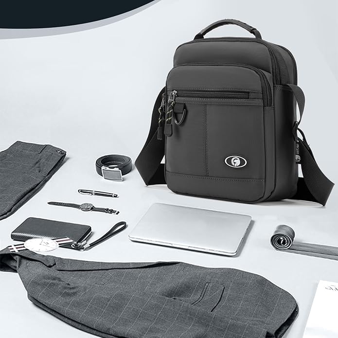 Messenger Bag for Men Shoulder Bag Mens Handbag Crossbody Bag Sling Bags for 9,7 inch IPad Business Work Travel Weekend