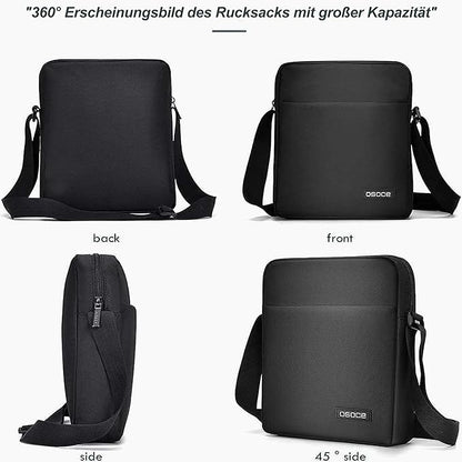 OSOCE Messenger Bag Crossbody Shoulder Bag for Men | Slim Business Design, Lightweight Commuter