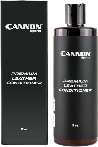 Cannon Sports Leather Conditioner | Baseball Glove Conditioner | Football Leather Care | Softens, Protects & Restores All Leather Sports Gear | Prevents Cracking & Drying
