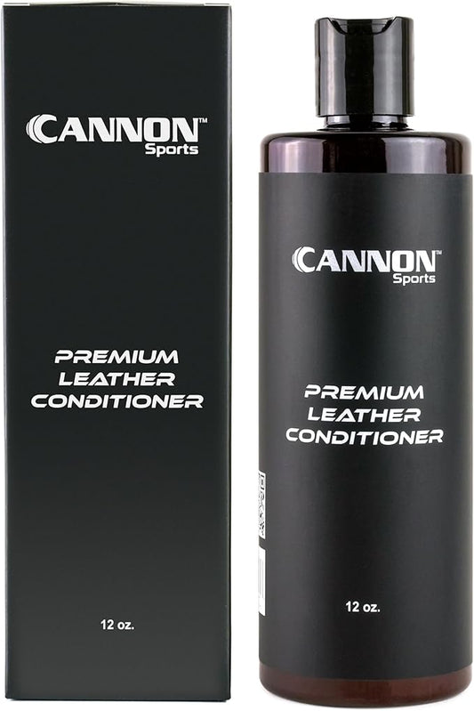 Cannon Sports Leather Conditioner | Baseball Glove Conditioner | Football Leather Care | Softens, Protects & Restores All Leather Sports Gear | Prevents Cracking & Drying