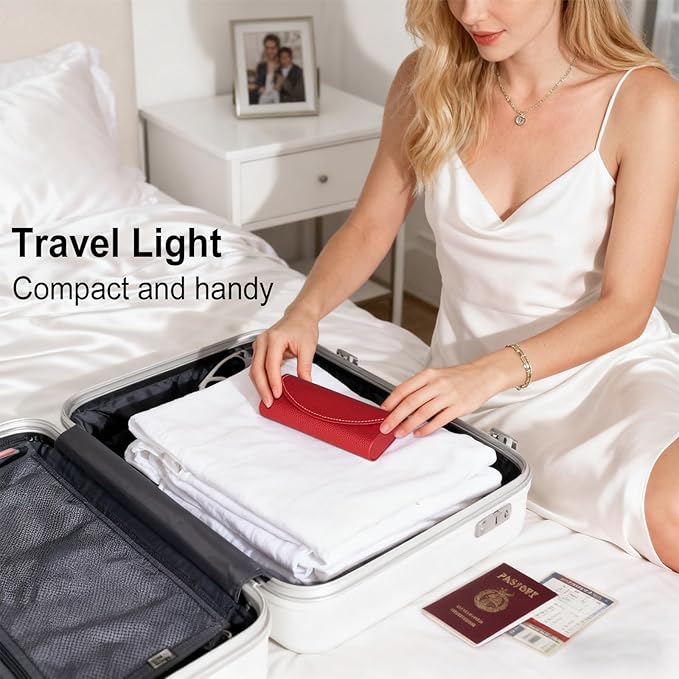 RayLove Ultimate Glasses Case Kit, Hard Shell Sunglasses and Eyeglass Case with Cleaning Cloth, Screwdriver, Ear Hooks