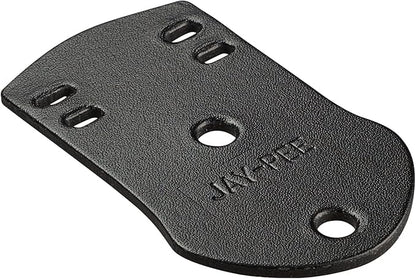 Jay-Pee Police Citation Bar and Badge Holder Two Bars Genuine Leather Black