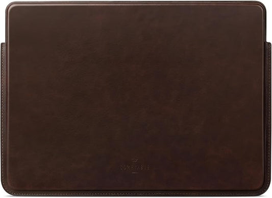 Comfyable 13 Inch Faux Leather Laptop Sleeve Case, Slim Protective Laptop Cover Compatible with MacBook Air M5 2026 & MacBook Pro M2 M1 2022, Coffee