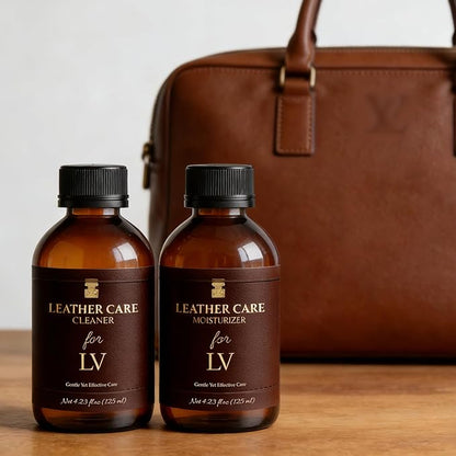 Leather Cleaner & Moisturizer Set, Gentle Leather Cleaner, Removes Stains & Minor Marks, Conditions & Protects Luxury Designer Bags