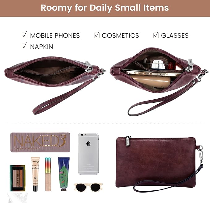 LOVEVOOK Laptop Tote Bag for Women, 15.6 Inch Large Capacity Vintage Leather Work Computer Bag, Business Casual Shoulder Handbag, Fuchsia