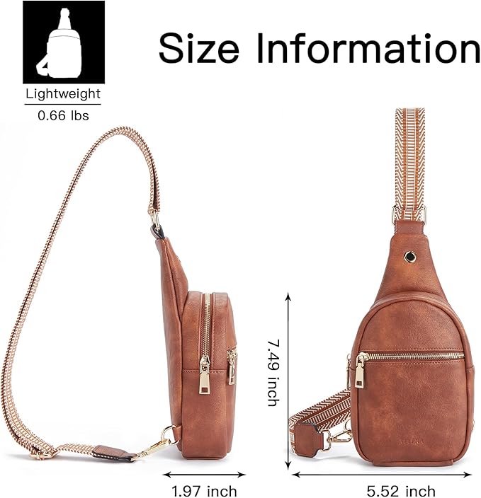 Telena Crossbody Bags for Women Leather Cross Body Sling Bag for Woman Travel