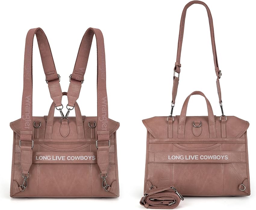 Wrangler Laptop Bag for Women Messenger Bag Briefcase Computer Backpack Convertible Satchel Bag