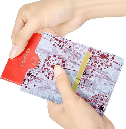 XEYOU Passport Holder Cover - Ultra Slim Premium Vegan Leather Travel Wallet Case Cover
