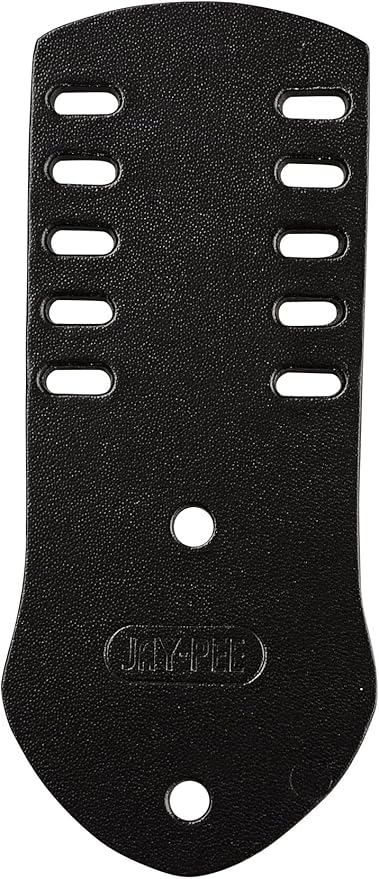 Jay-Pee Police Citation Bar and Badge Holder Five Bars Genuine Leather Black