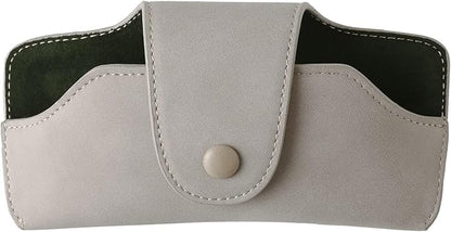Car Sunglasses Holder for Car Visor Vegan Leather Auto Eyeglass Case with Clip Automotive Interior Visor Accessories