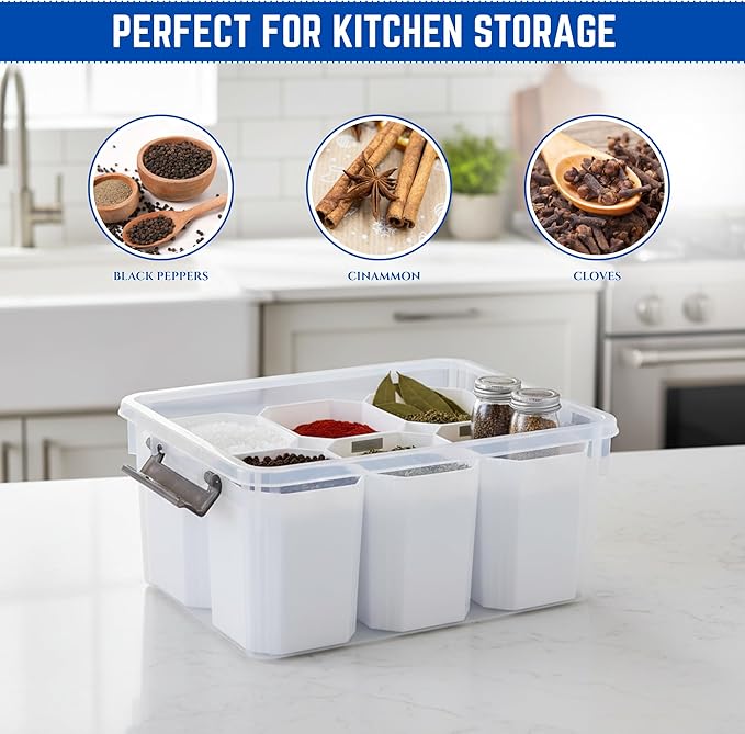 Trivon 17 QT Plastic Storage Bins Clear Storage Box with Lids Multipurpose Stackable Storage Containers for Organizing Tool, Craft, Crayon Clear Storage Bins with Lids