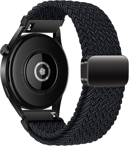 Mazoft Braided Sport Band Compatible with Samsung Galaxy Watch Band 7/FE/6/5/4/3 & Watch 5 Pro & 6/4 Classic &Gear S3/S2, 20mm & 22mm watch band for Samsung Watch 47mm 46mm 45mm 44mm 40mm 43/42/41mm
