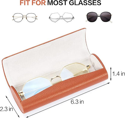Vemiss Hard Shell Eyeglass Cases, Lightweight Portable Glasses Case for Women Men