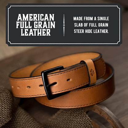 American Made Leather Belts for Men | Men's Leather Belt | Made in the USA Mens Belt