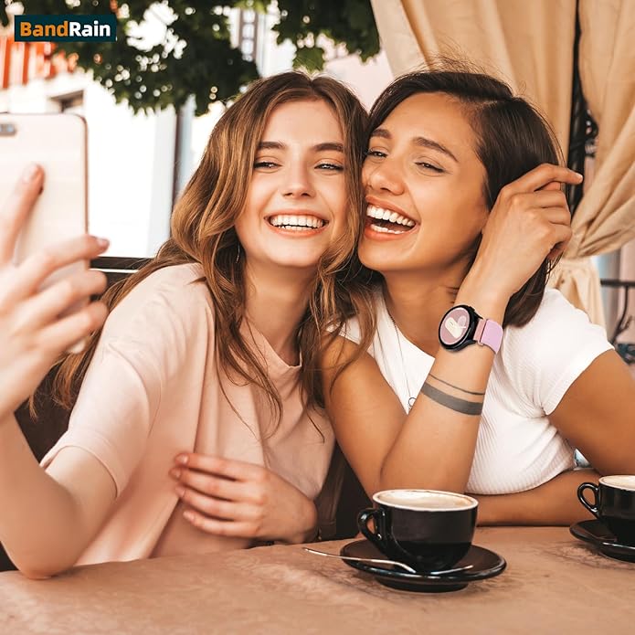 Stretchy Bands Compatible with Samsung Galaxy Watch 7 6 4 5 Band 40mm 44mm/Watch 6 4 Classic 47mm 43mm 42mm 46mm/5 Pro/FE/Active 2, 6 Pack 20mm Nylon Sport Strap for Galaxy Watch 7 Band Women Men