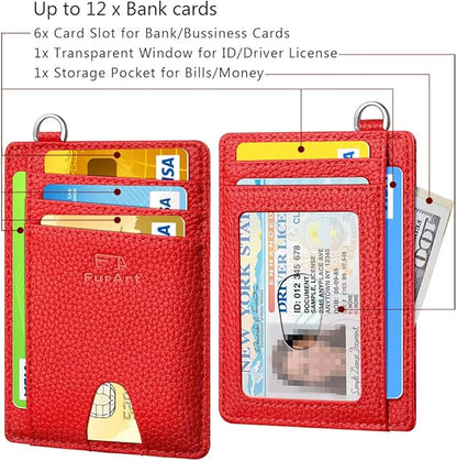 FurArt Slim Minimalist Wallet, Front Pocket Wallets, RFID Blocking, Credit Card Holder for Men