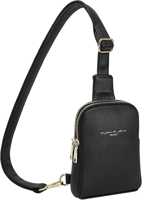 INICAT Small Sling Bag for Women Everyday & Travel Crossbody Bags Lightweight Cross Body Purses Vegan Leather