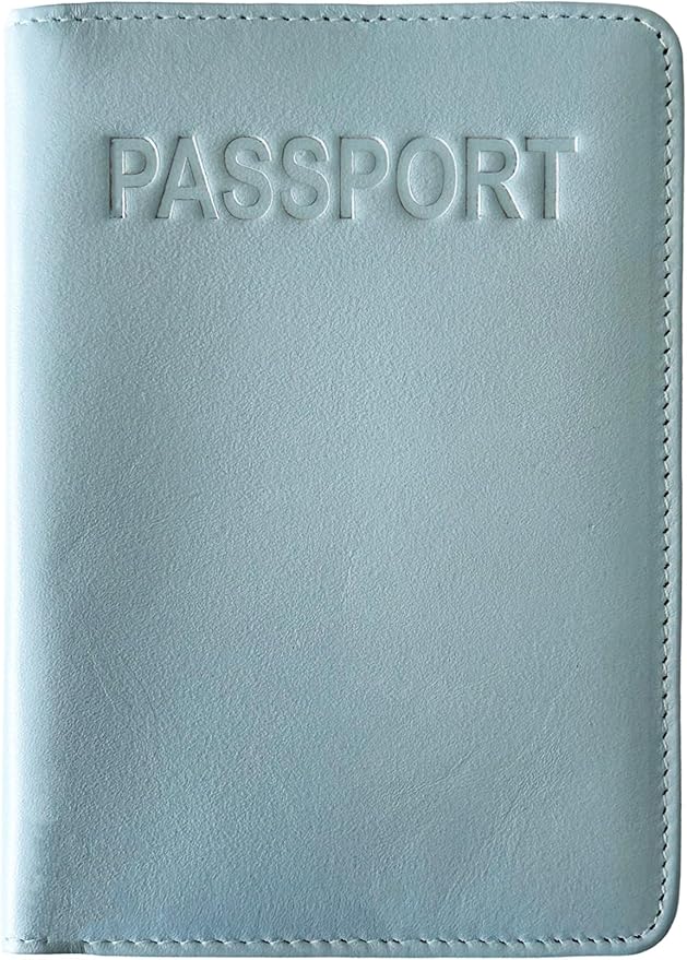 Chambray Basic Genuine Leather RFID Passport Cover