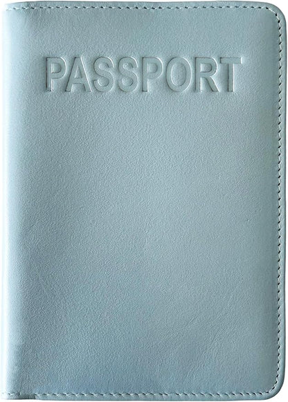 Chambray Basic Genuine Leather RFID Passport Cover