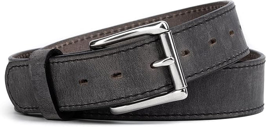 The Baron Leather Belt for Men | Made In USA | Men's Full Grain Leather Belt