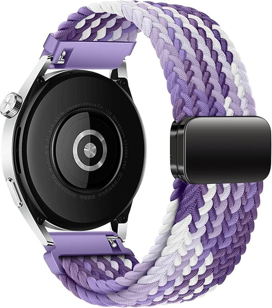 Mazoft Braided Sport Band Compatible with Samsung Galaxy Watch Band 7/FE/6/5/4/3 & Watch 5 Pro & 6/4 Classic &Gear S3/S2, 20mm & 22mm watch band for Samsung Watch 47mm 46mm 45mm 44mm 40mm 43/42/41mm
