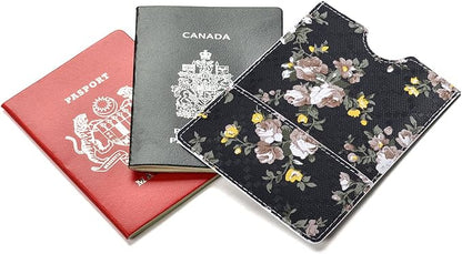 XEYOU Passport Holder Cover - Ultra Slim Premium Synthetic Leather Travel Wallet Case Cover